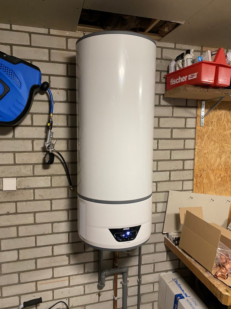 Warmtepomp-boilerAtag hybride CVsysteem.